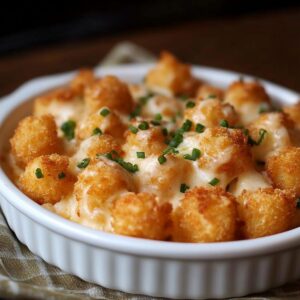 Hearty Ranch Chicken Tater Tot Casserole Recipe