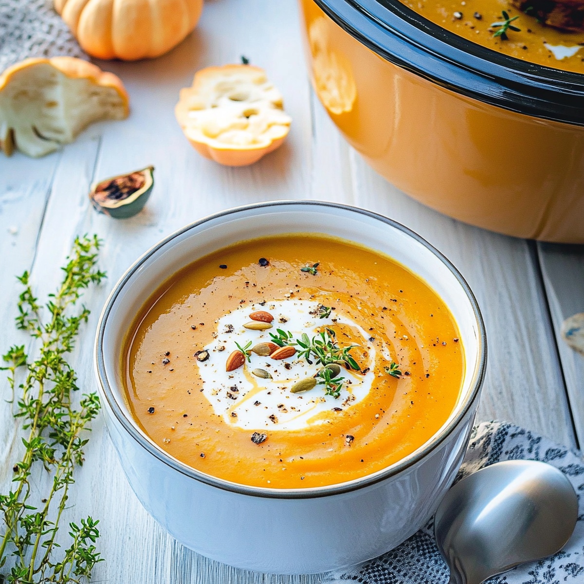 Crock-Pot Butternut Squash Soup Recipe