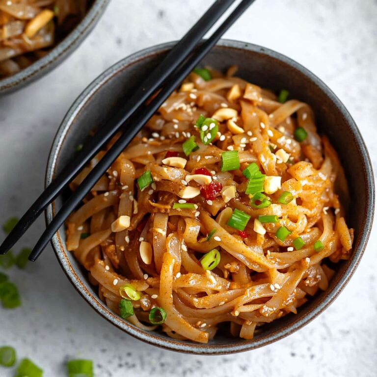 Tangy Peanut Butter Noodles Recipe