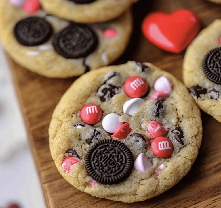 Valentines Day Oreo M&Ms Cookies Recipe