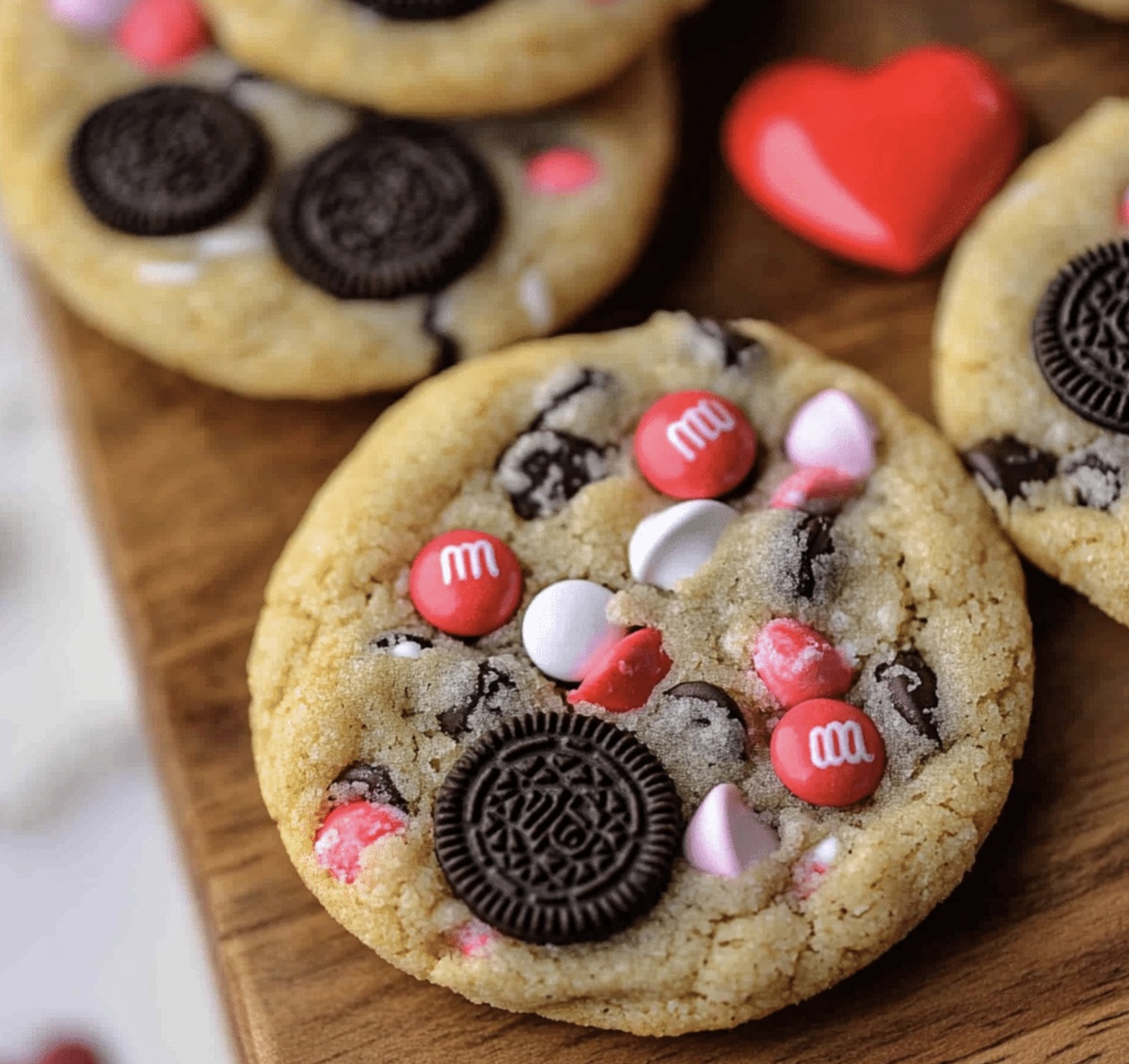 Valentines Day Oreo M&Ms Cookies Recipe