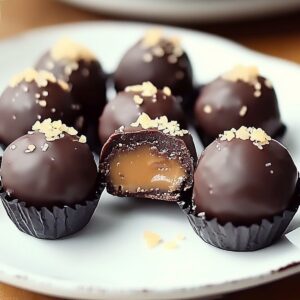 Salted Caramel Fudge Truffles Recipe