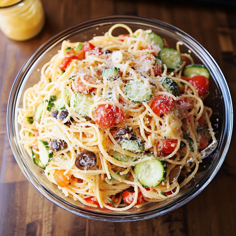 Vibrant Spaghetti Salad Recipe