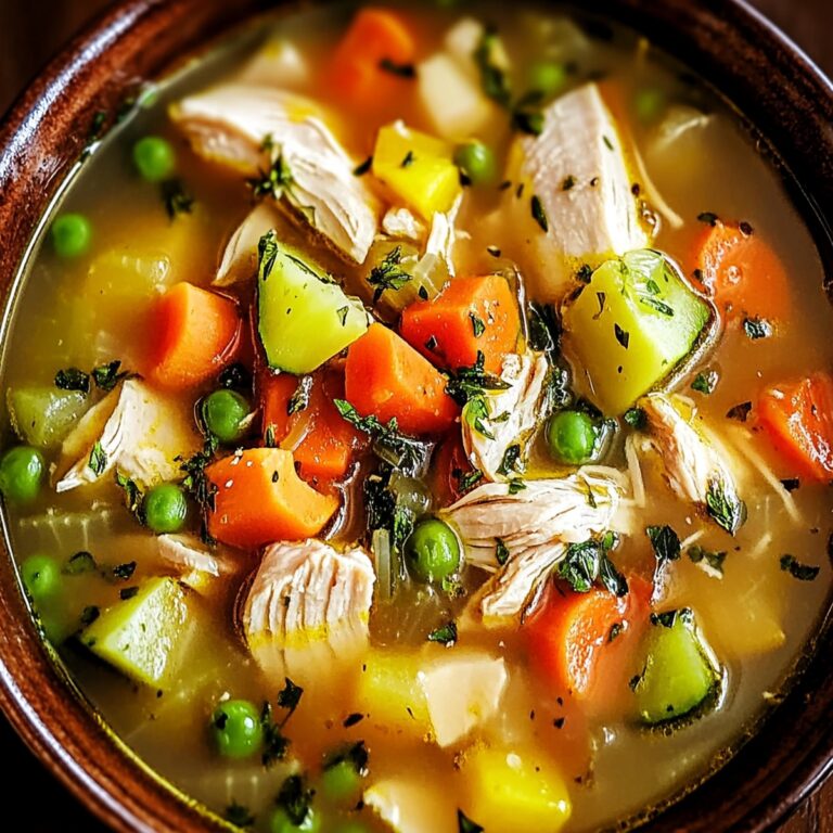 Hearty Chicken Vegetable Soup Recipe