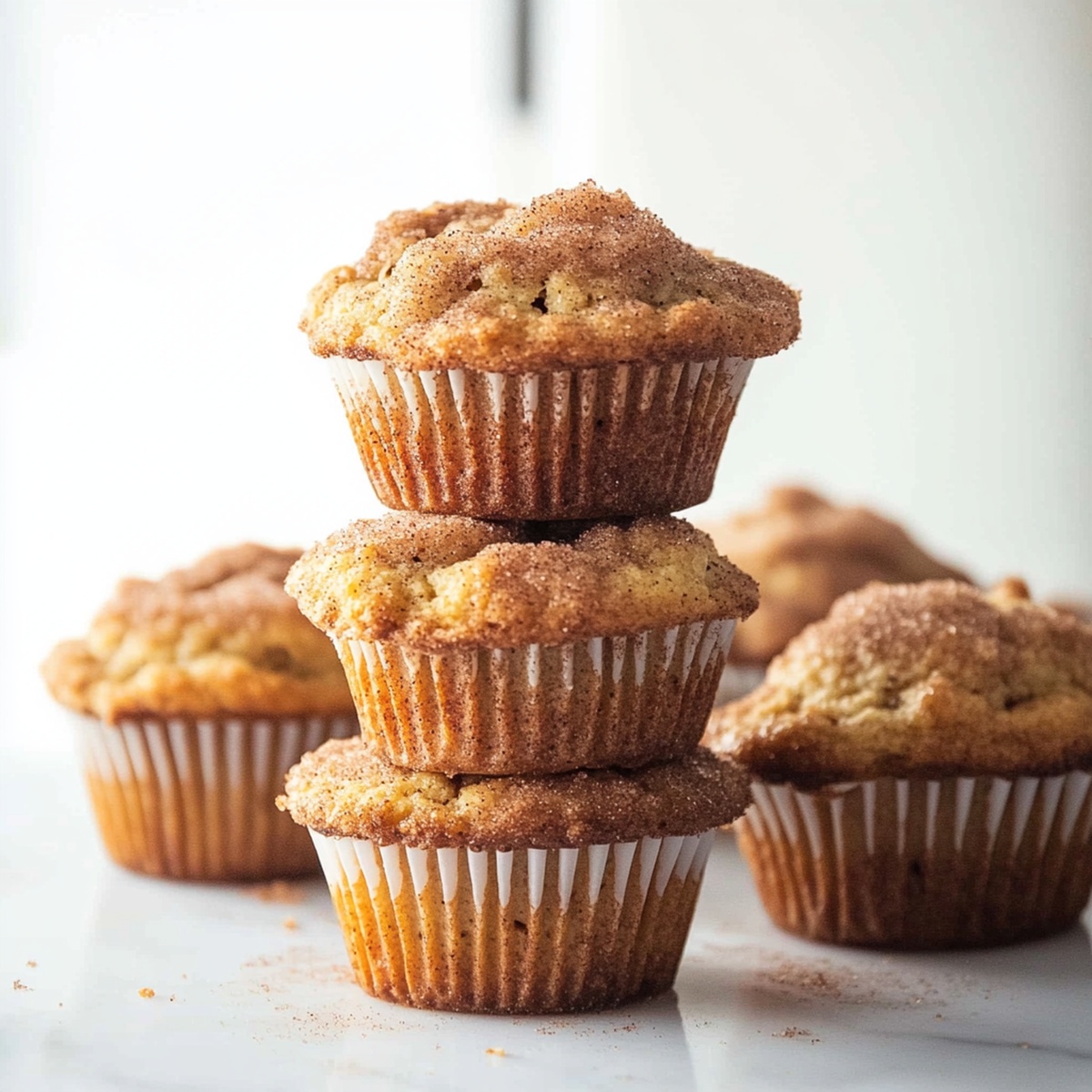 Fluffy Snickerdoodle Muffins Recipe