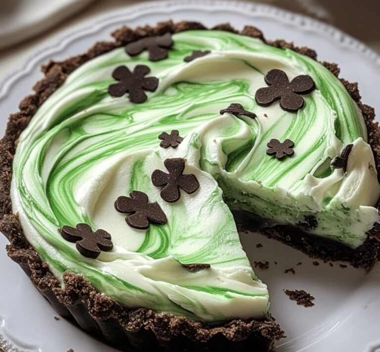 Shamrock Swirl Pie Recipe