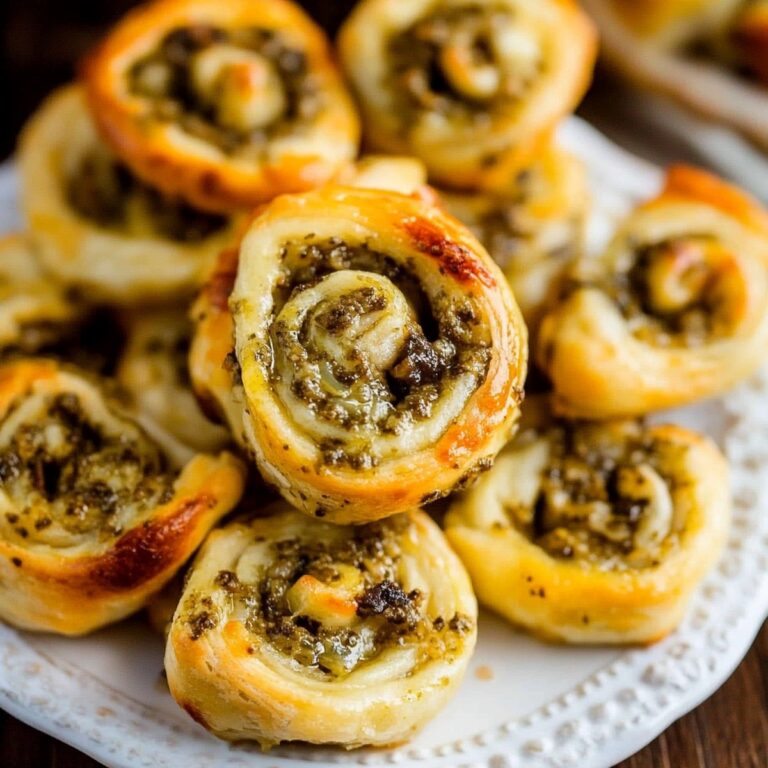 Crispy Pesto Pinwheels Recipe
