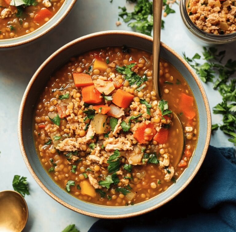 Hearty Turkey Lentil Soup Recipe