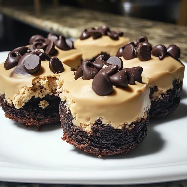 Chocolate Chip Cookie Dough Brownie Bites Recipe