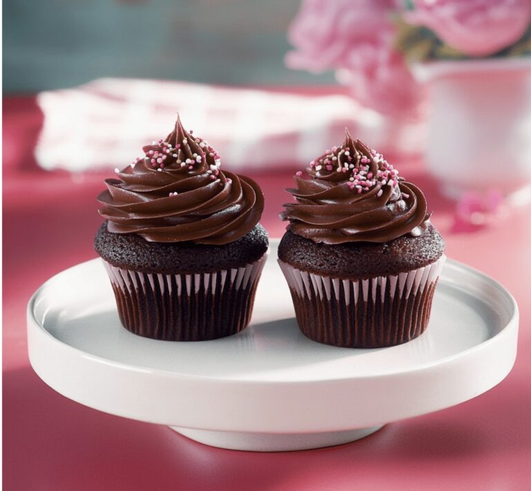 Chocolate Cupcakes For Two Recipe