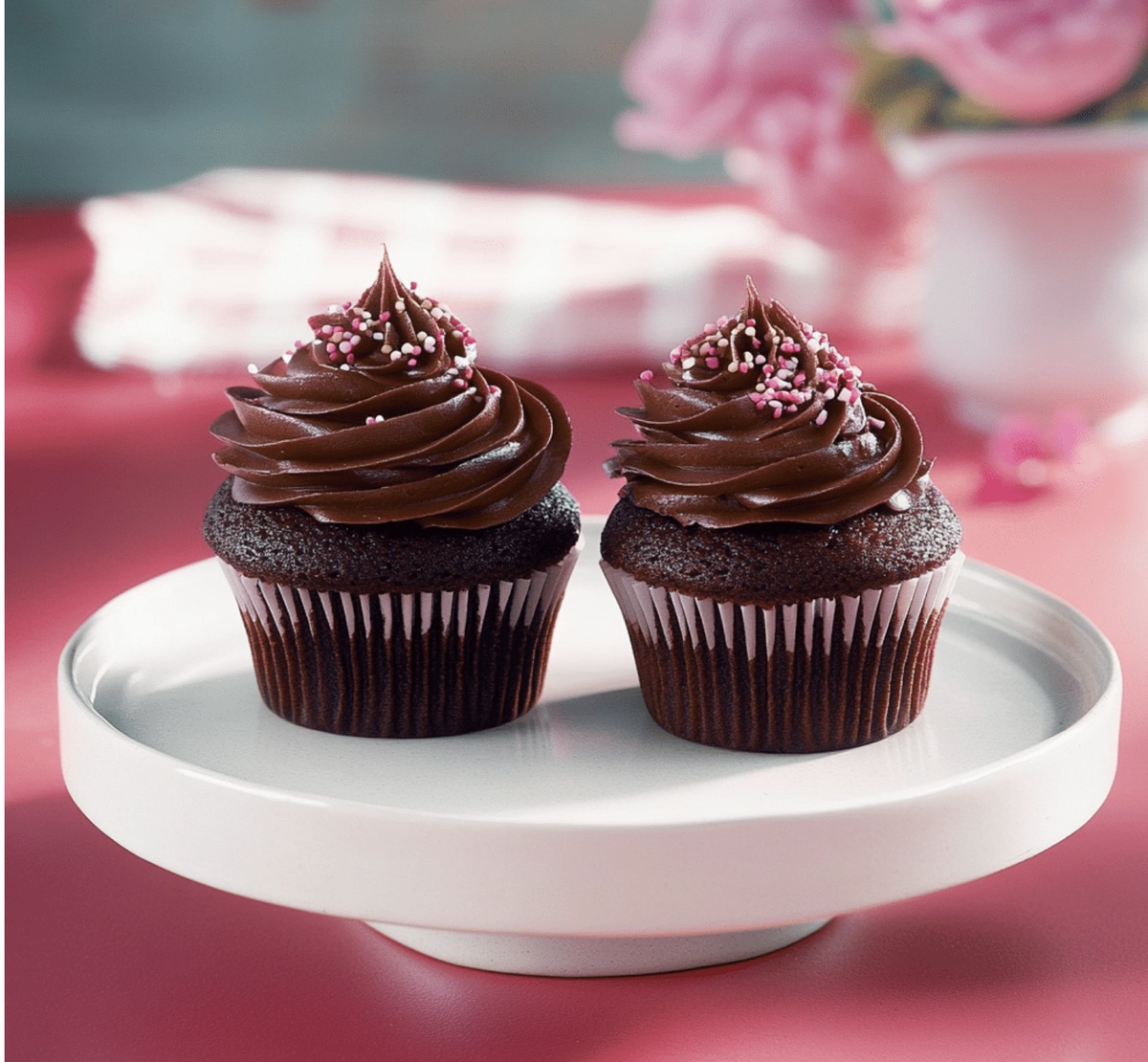 Chocolate Cupcakes For Two Recipe