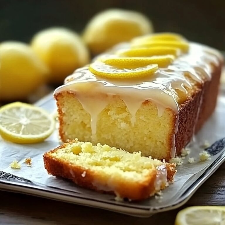 Silky Lemon Glaze Cake Recipe