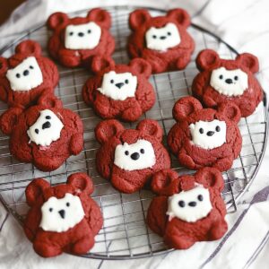 Red Velvet Bear Cookies Recipe