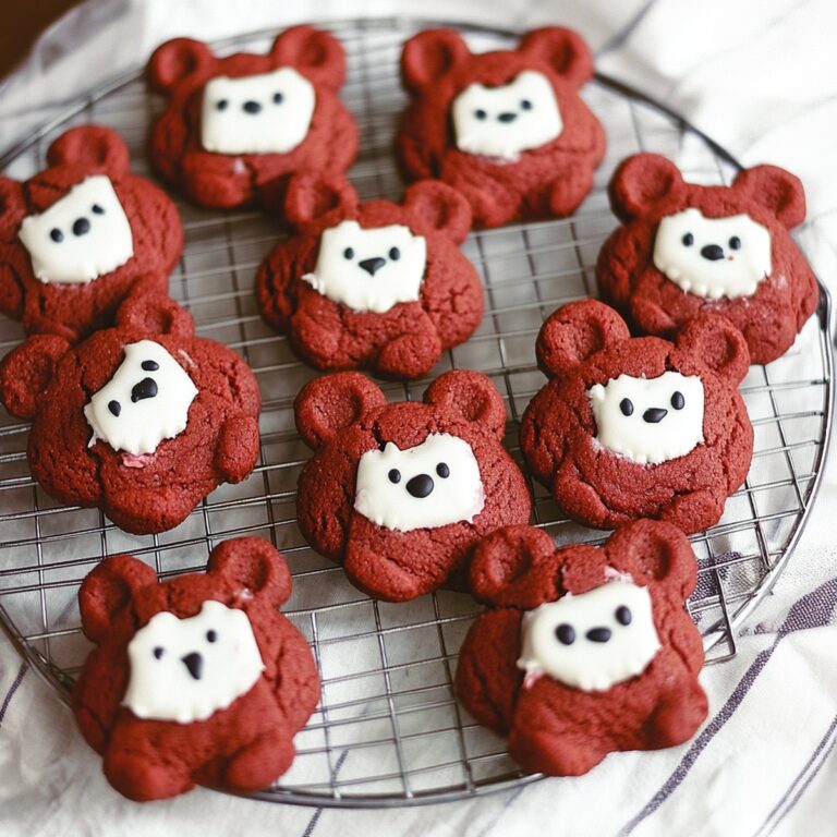 Red Velvet Bear Cookies Recipe