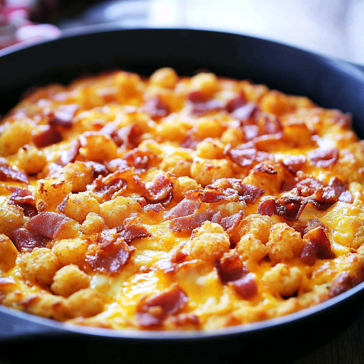 Tater Tot Breakfast Pizza Recipe