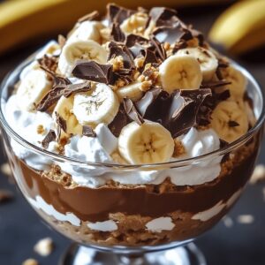 Chocolate Banana Pudding Fluff Recipe