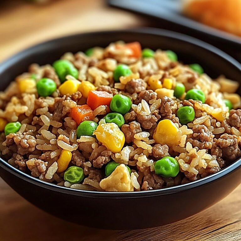 Ground Beef Fried Rice Recipe