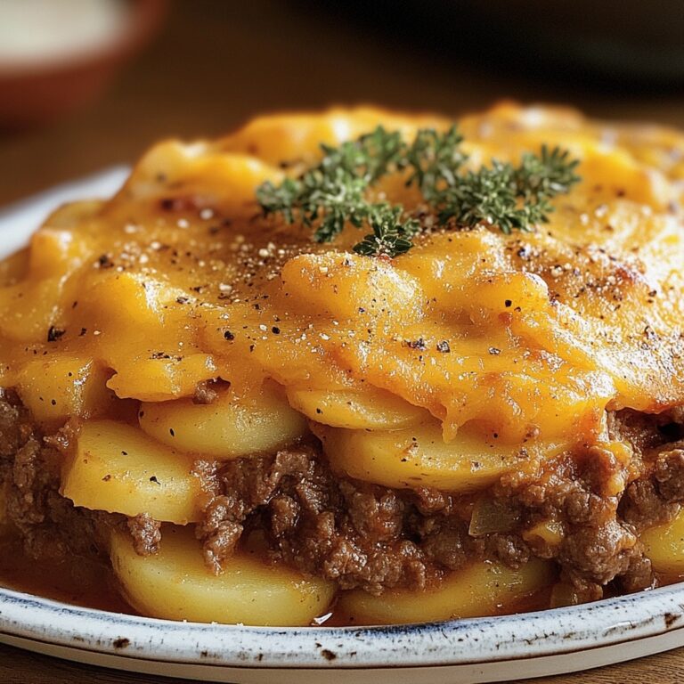 Cowboy Style Beef And Potato Casserole Recipe