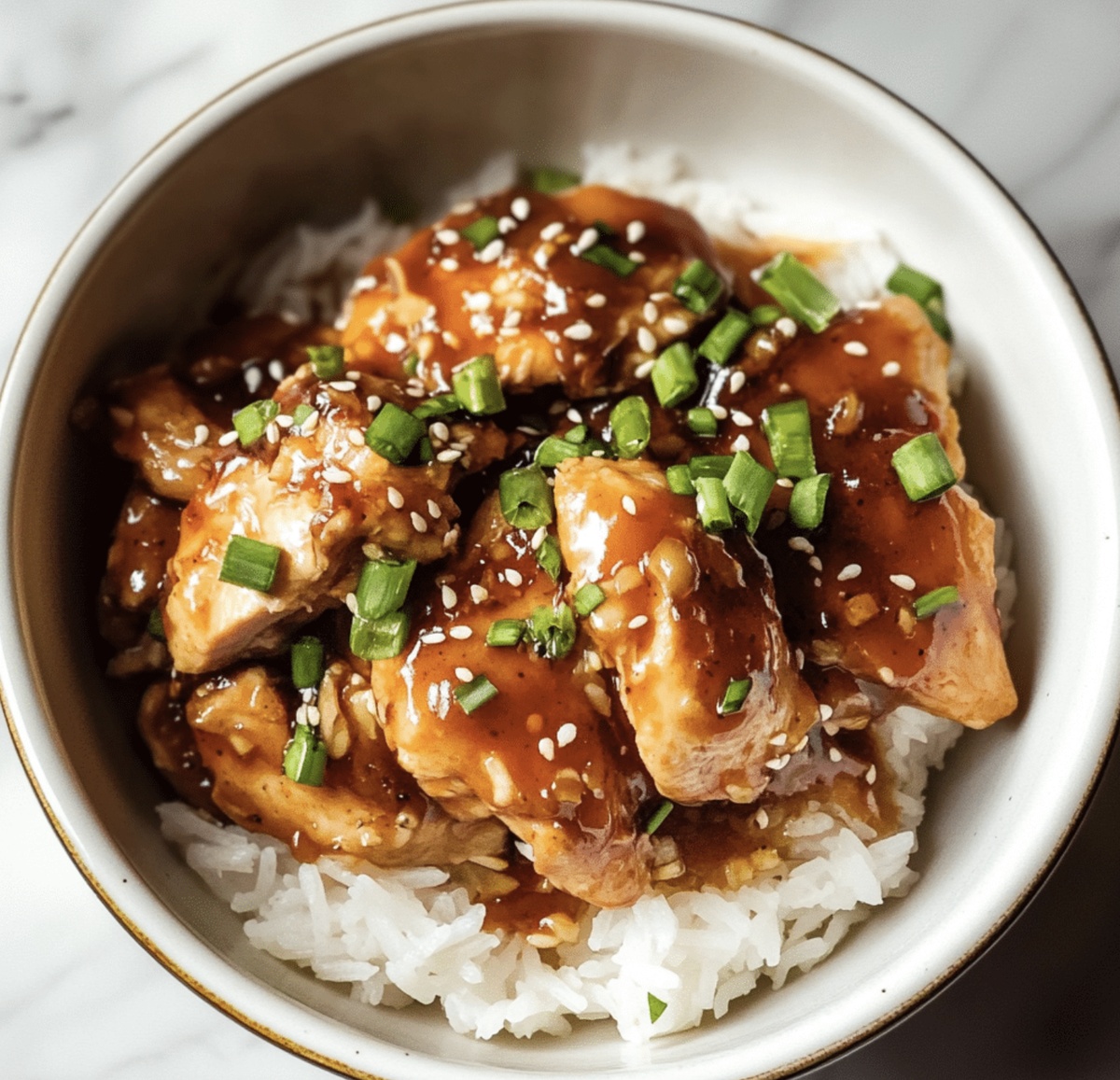 Honey Garlic Slow Cooker Chicken Thighs Recipe