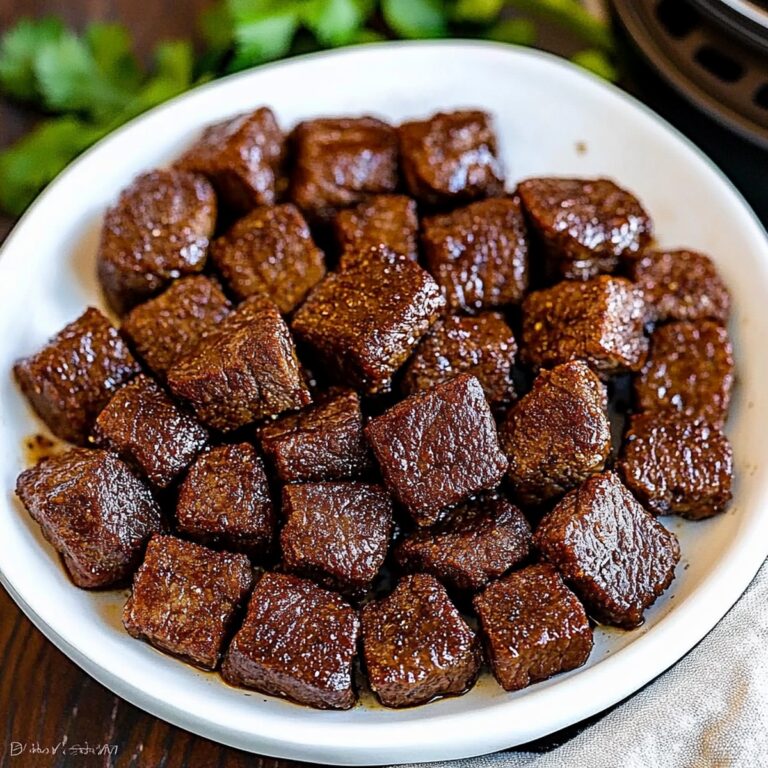 Air Fryer Juicy Steak Bites Recipe