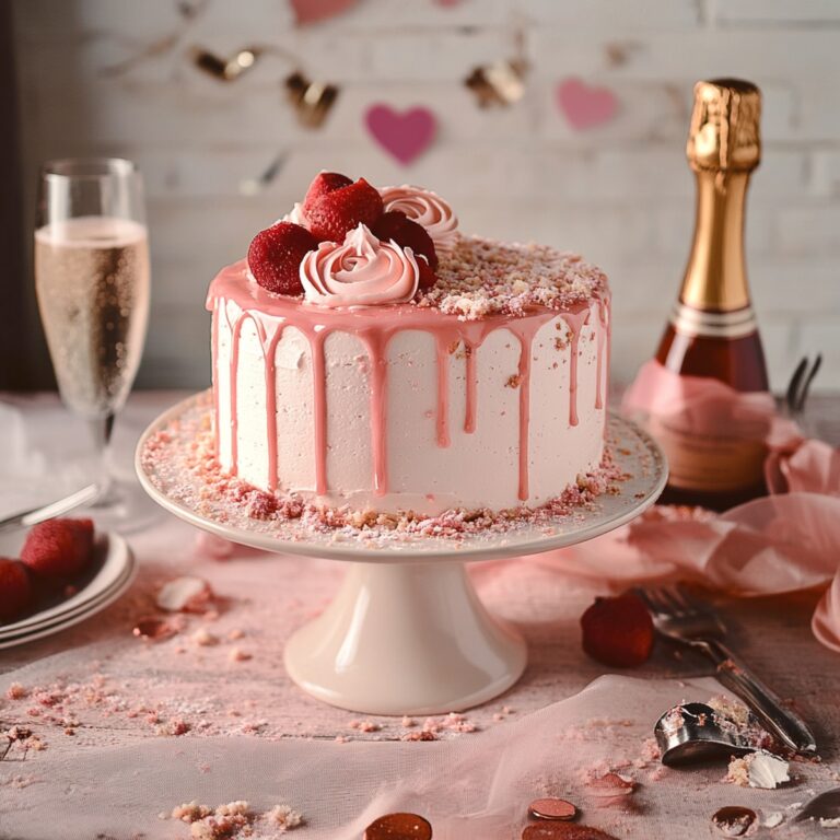 Pink Champagne Cake Recipe