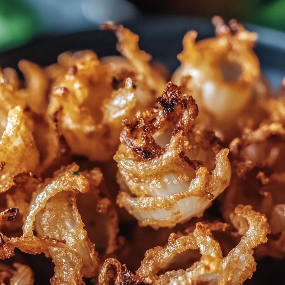 Crispy Mini Blooming Onions In Air Fryer Recipe