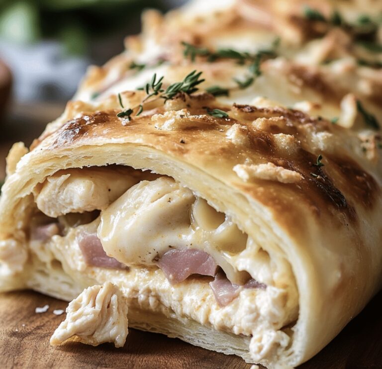 Chicken Cordon Bleu Stromboli Recipe