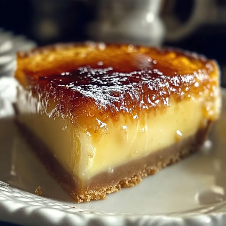 Silky Creme Brulee Cake Recipe