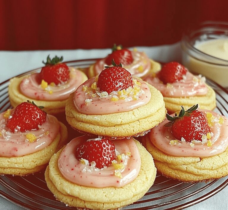 Sweet Strawberry Lemonade Cookies Recipe