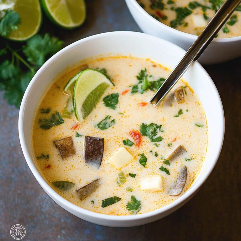 Thai Coconut Soup Recipe (Tom Kha) Recipe