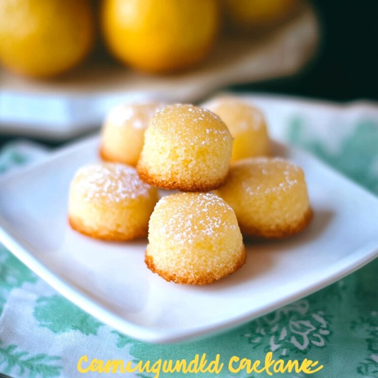 Mini Lemon Drop Cakes Recipe