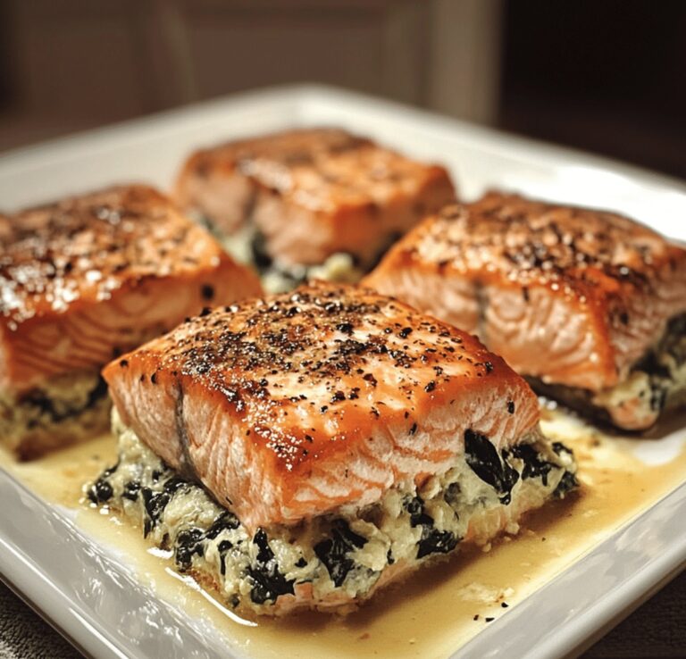 Gourmet Stuffed Salmon Recipe