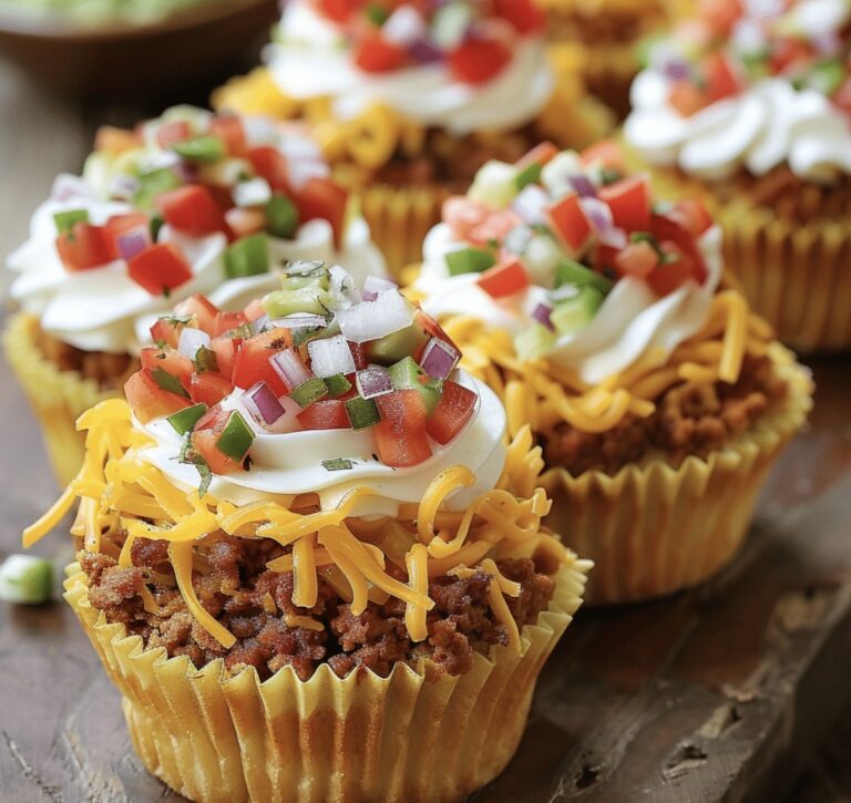 Taco Cupcakes Recipe
