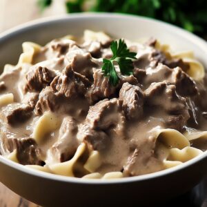 Hearty Crock Pot Beef Stroganoff Recipe