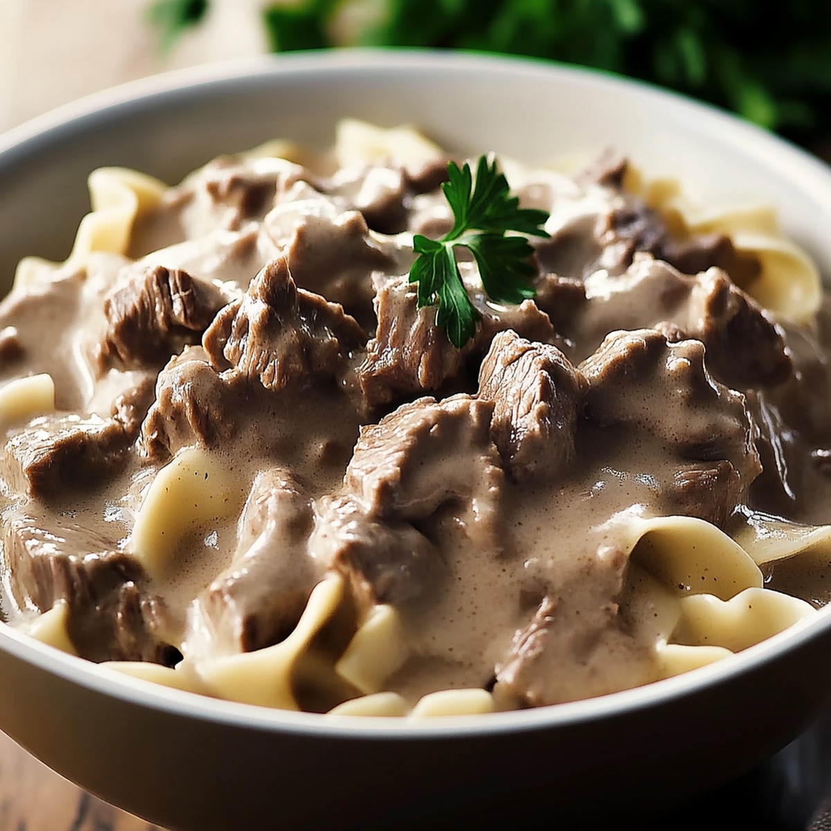 Hearty Crock Pot Beef Stroganoff Recipe