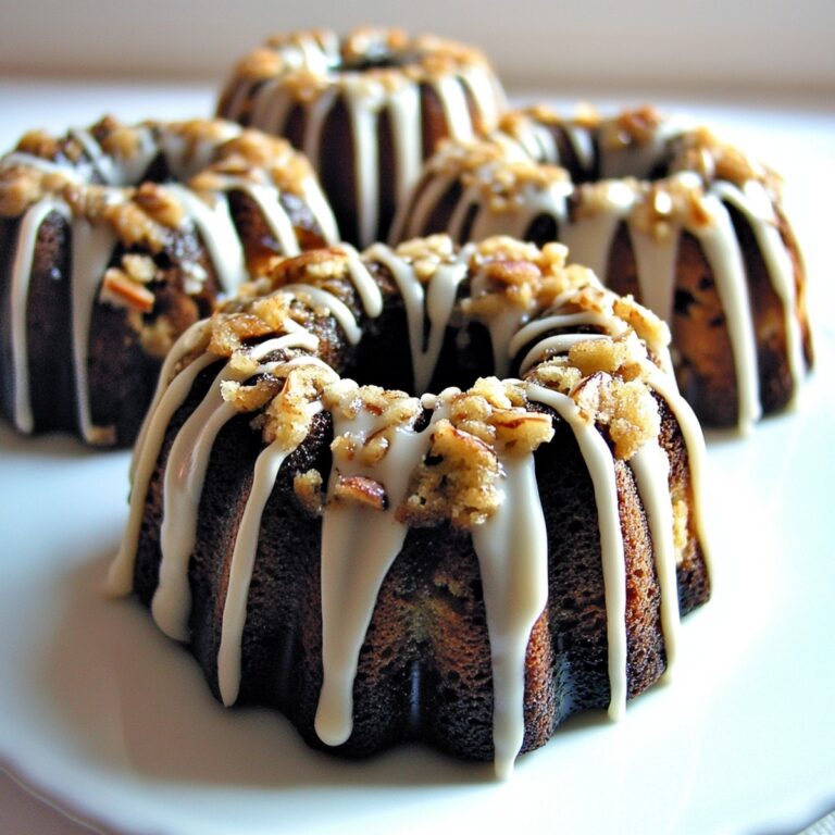 Vanilla Bean Mini Bundt Cakes Recipe