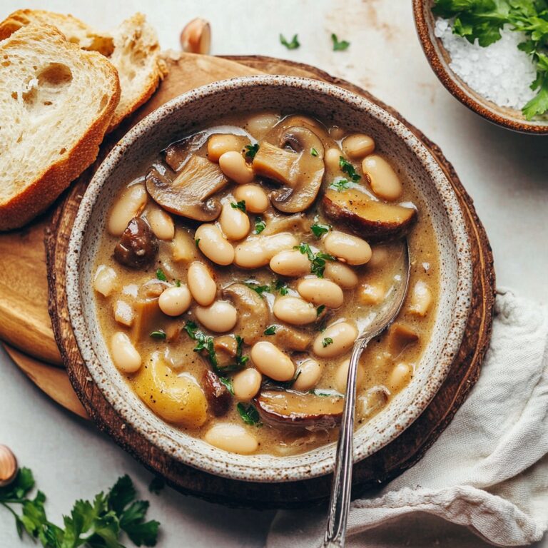 Cozy White Bean And Mushroom Stew Recipe