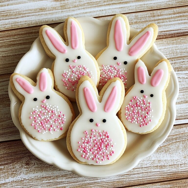 Adorable Easter Bunny Sugar Cookies Recipe