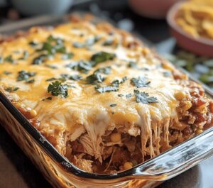 Spicy Chicken Taco Casserole Recipe