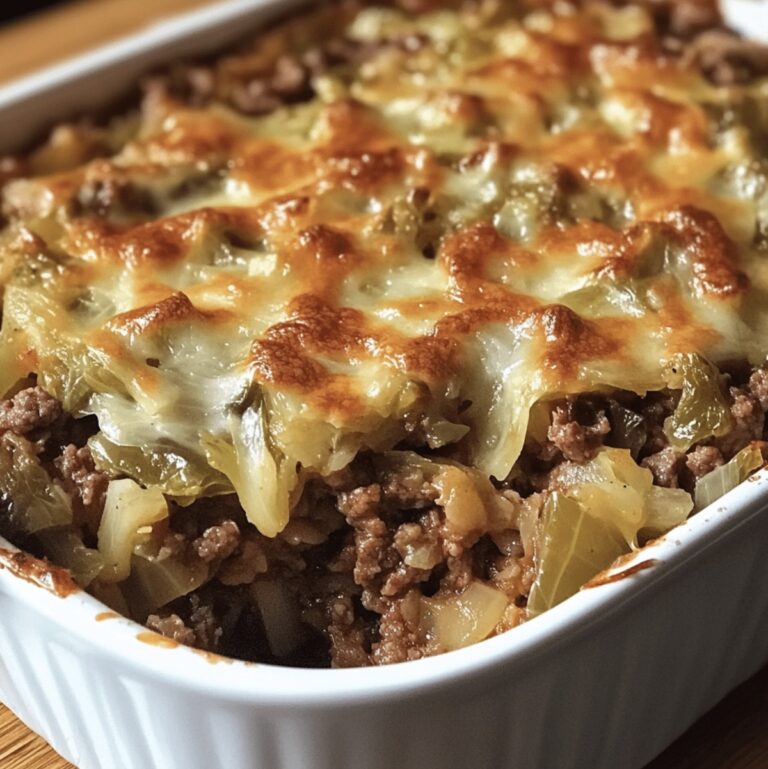 Cabbage Beef Bake Recipe