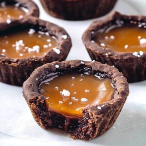 Luscious Chocolate Salted Caramel Tarts Recipe