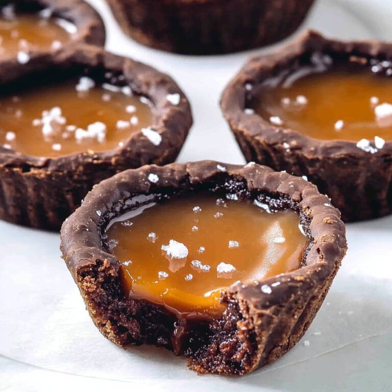 Luscious Chocolate Salted Caramel Tarts Recipe
