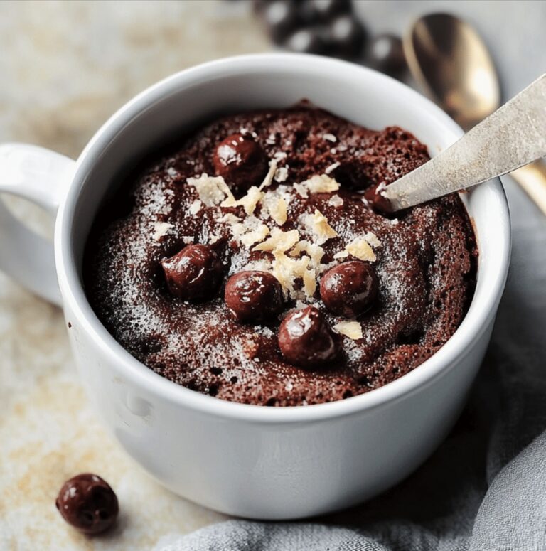 Fluffy Protein Mug Cake Recipe