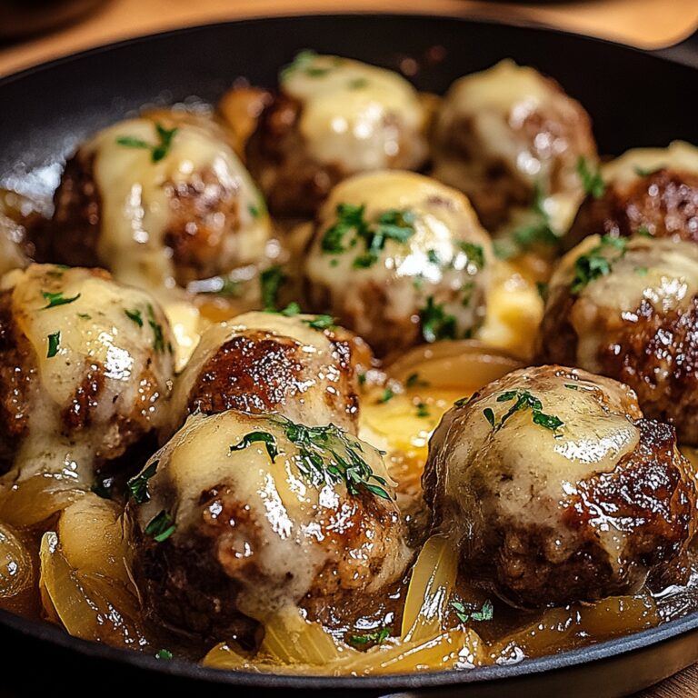 French Onion Meatballs Recipe
