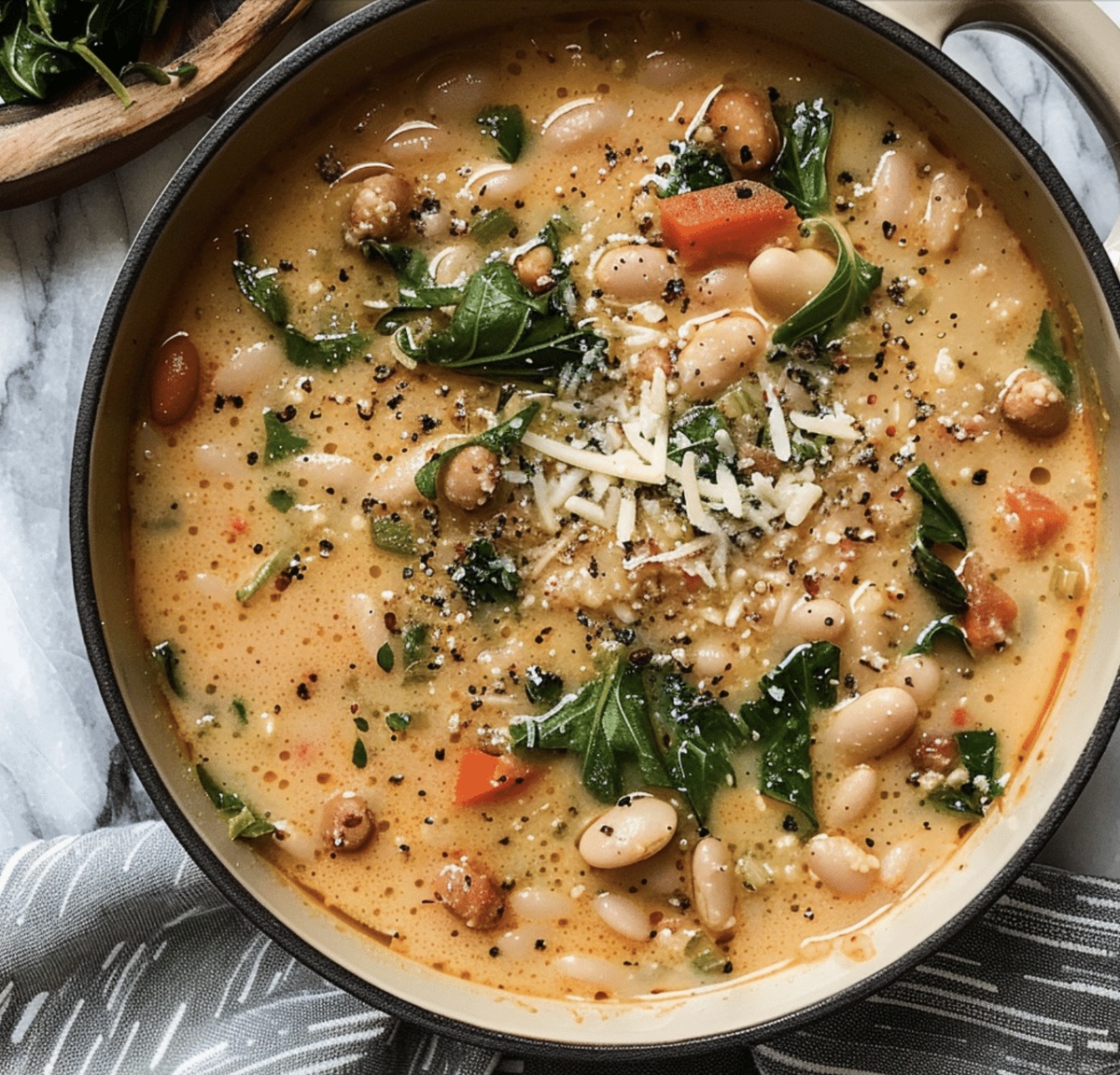 Tuscan White Bean Soup Recipe