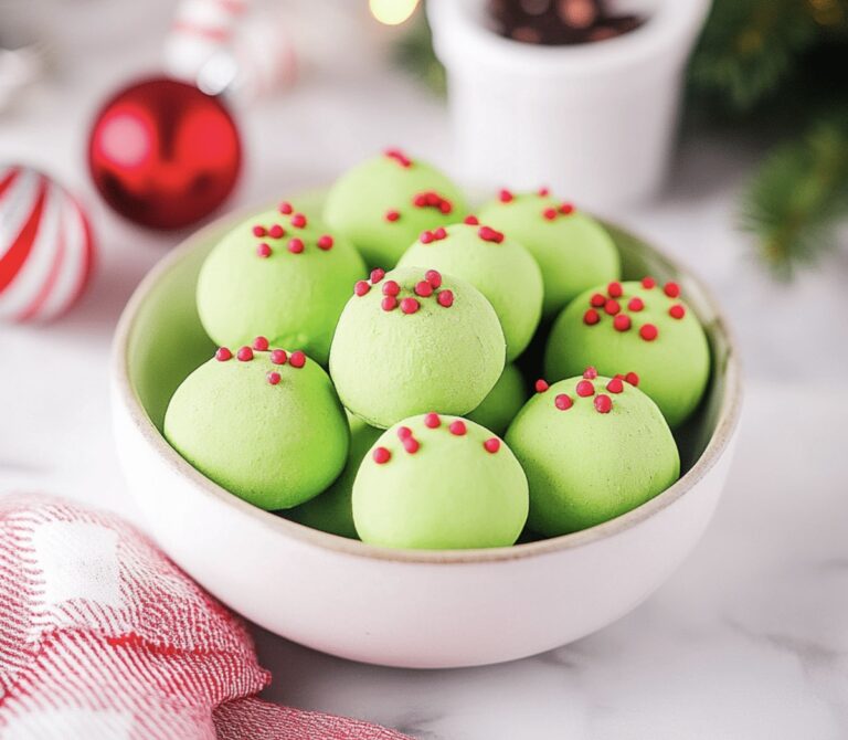 Grinch Christmas Truffles Recipe