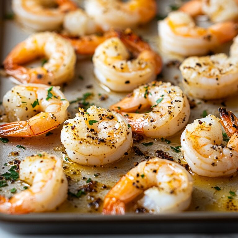 Garlic Parmesan Roasted Shrimp Recipe