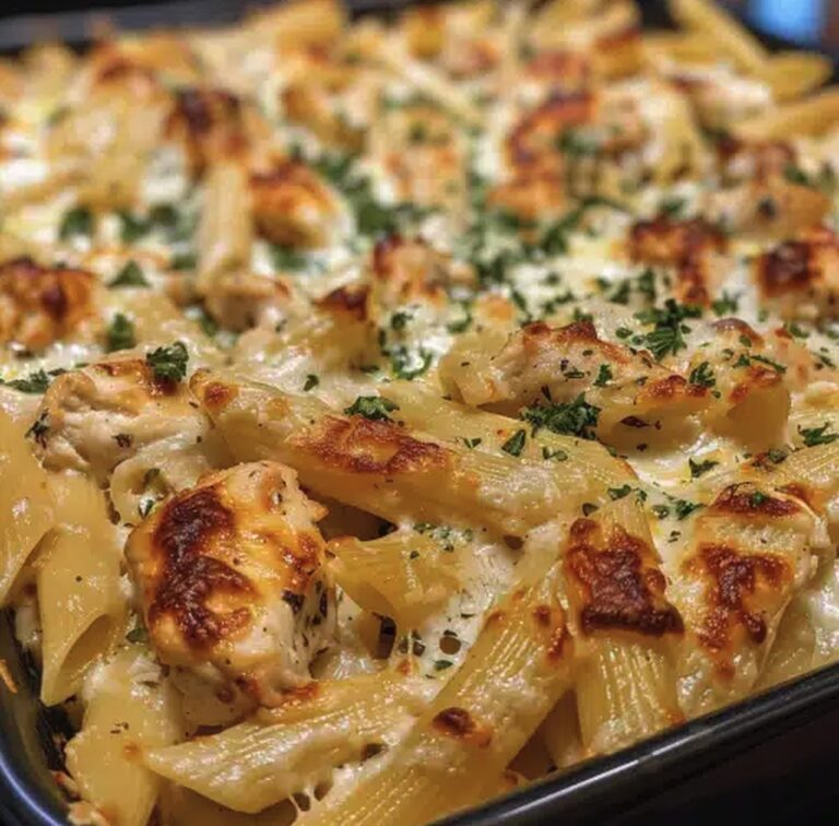 Silky Garlic Parmesan Chicken Pasta Recipe