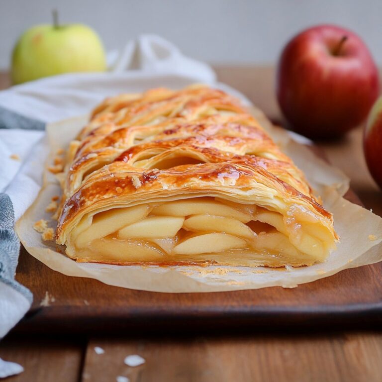 Easy Apple Cream Cheese Strudel Recipe