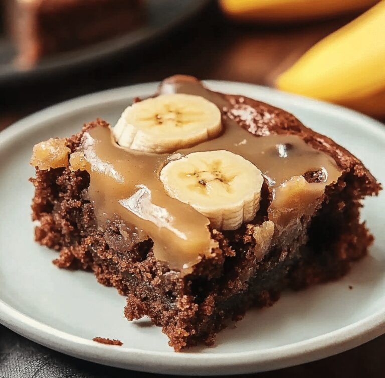 Moist Banana Bread Brownies Recipe